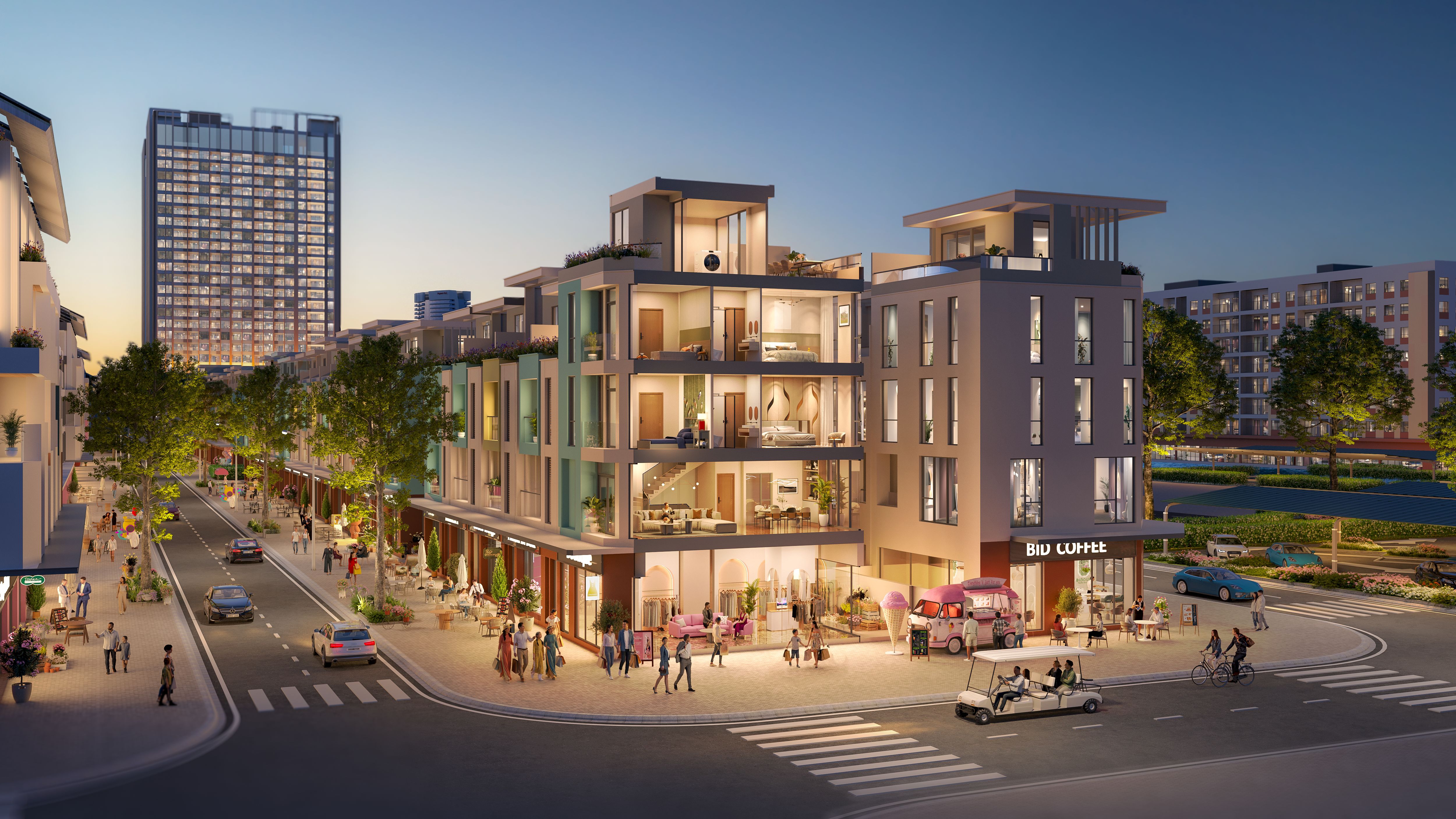 Bán biệt thự chính Đông bàn giao ngoài đối diện công viên The Infinity Meyhomes Capital Phú Quốc